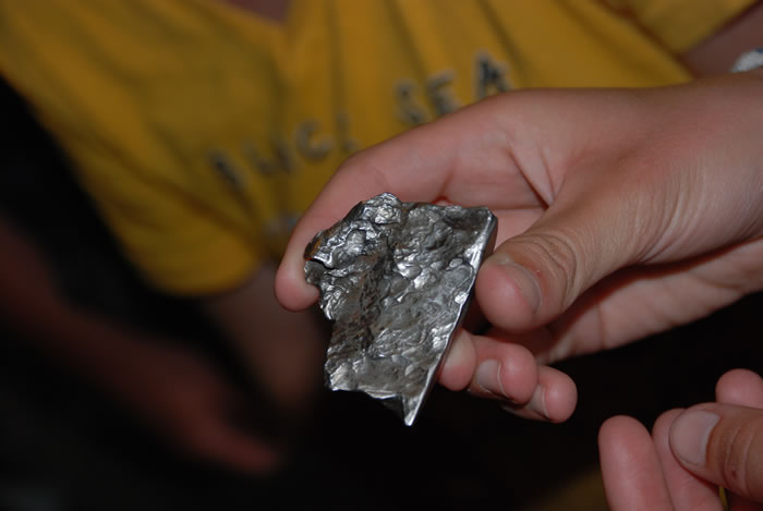 кусочек метеоритного железа